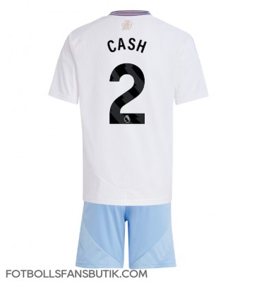 Aston Villa Matty Cash #2 Replika Bortatröja Barn 2024-25 Kortärmad (+ Korta byxor)